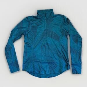 Brooks Run Happy 1/4 Zip Running Athletic Pullover Shirt Thumbholes Women Medium